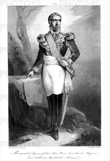 Auguste Frederic Louis Viesse de Marmont (1774-852), Duke of Ragusa and Marshal of France, 1839.Artist: Joubert