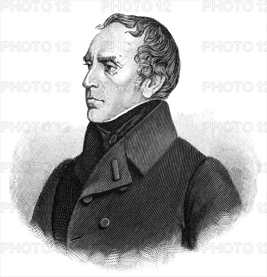 François Guizot (1787-1874), French historian, orator and statesman, 1900.Artist: Delaroche