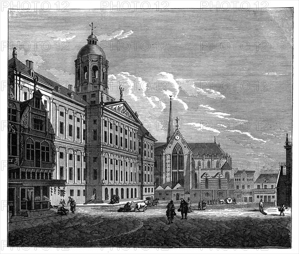 The Palais Royal, Amsterdam, c1890. Artist: Unknown