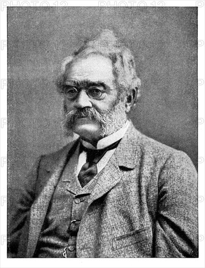 Ernst Werner von Siemens 19th century German inventor and industrialist, (1900). Artist: Unknown