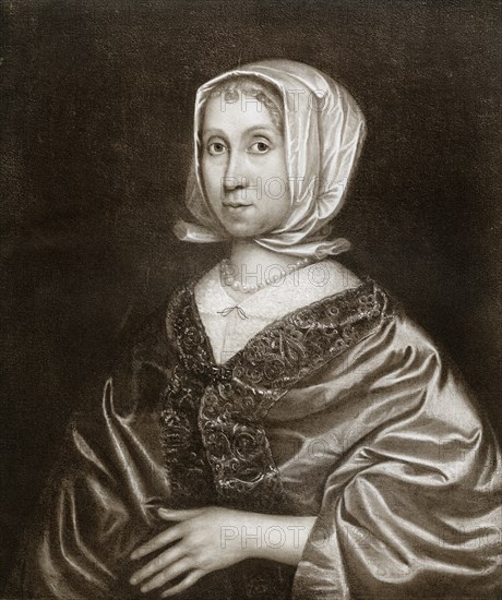 Elizabeth Steward, mother of Oliver Cromwell, 17th century, (1899). Artist: Unknown