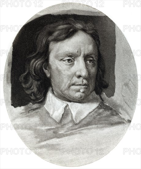 Oliver Cromwell, (1599-1658), English military leader and politician,1657, (1899).  Creator: Unknown.