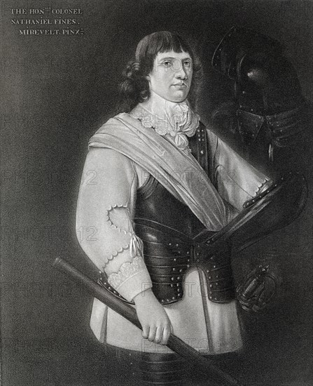 Nathaniel Fiennes, (c1608-1669), English politician, 17th century, (1899). Artist: Unknown