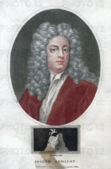 'Joseph Addison', English politician and writer, 1796.Artist: J Chapman