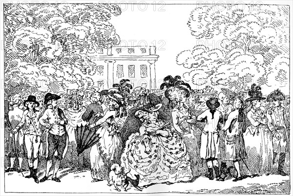 '1784, or the Fashions of the Day', 1784.Artist: Thomas Rowlandson