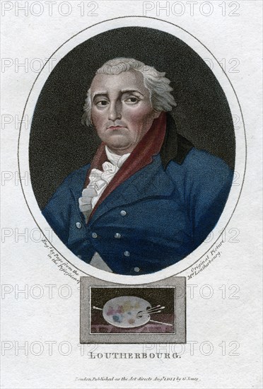 'Philip James de Loutherbourg', French painter, 1814. Artist: Unknown
