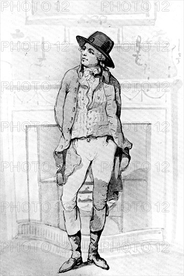 'George Morland', 1786.Artist: Thomas Rowlandson