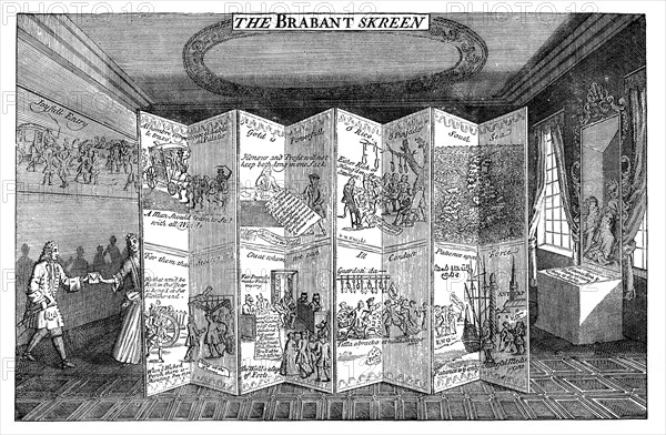 'The Brabant Skreen', 1721. Artist: Unknown