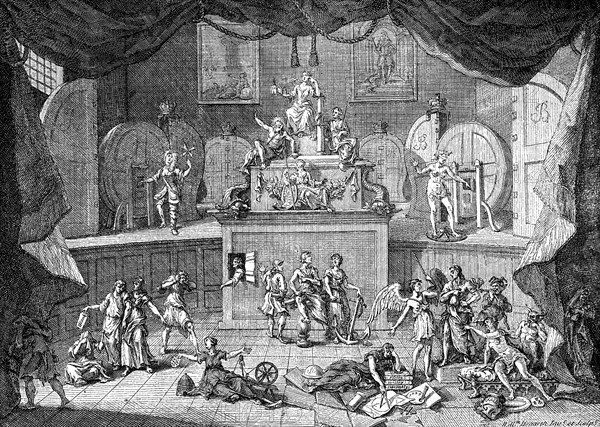 'The Lottery', 1721.Artist: William Hogarth