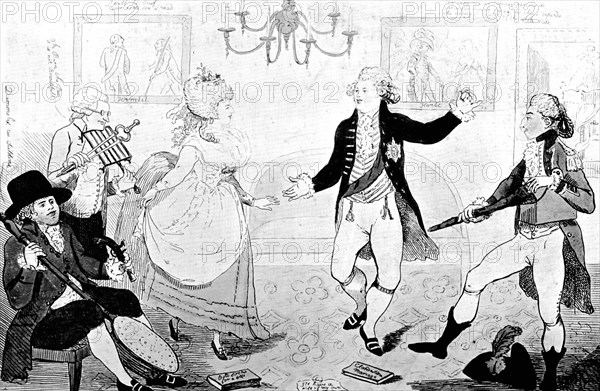 'The April Fool, or The Follies of a Night...', 1786. Artist: Unknown