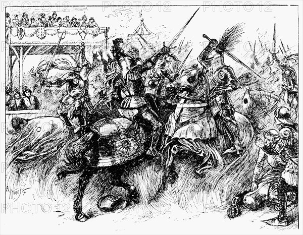 An English tournament, 1909. Artist: Unknown