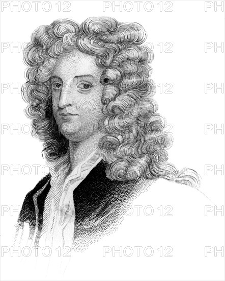 Joseph Addison, English politician and writer, (c1850). Artist: Unknown