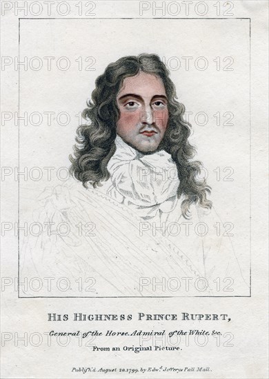 'Prince Rupert of the Rhine', soldier and inventor, 1799. Artist: Unknown