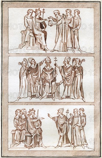 The Life of Thomas Becket, (1801).Artist: Joseph Strutt