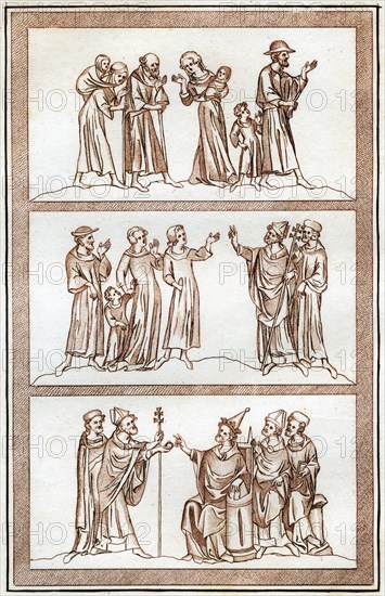 The Life of Thomas Becket, (1801).Artist: Joseph Strutt