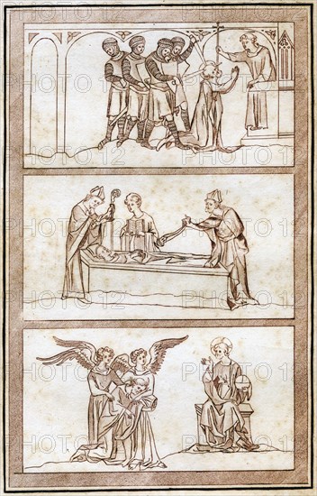 The Life of Thomas Becket, (1801).Artist: Joseph Strutt