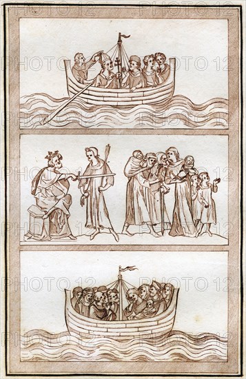 The Life of Thomas Becket, (1801).Artist: Joseph Strutt