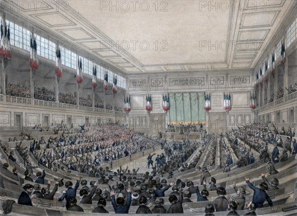 'The National Assembly is in Permanence!', Paris, 15 May 1848.Artist: Victor Adam