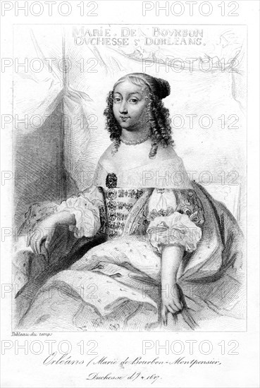 Anne Marie Louise d'Orleans, duchesse de Montpensier. Artist: Unknown