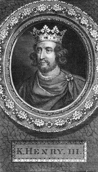 Henry III of England, (18th century).Artist: George Vertue