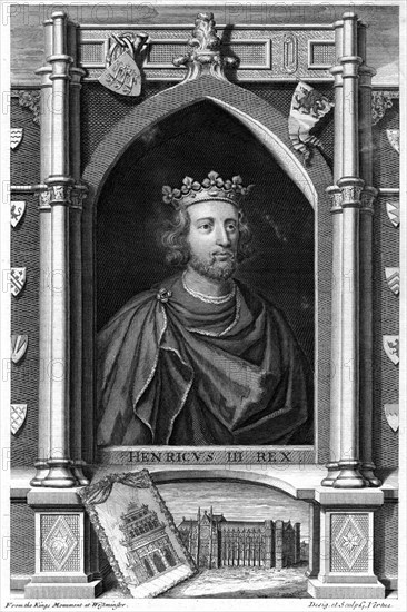 King Henry III, (18th century).Artist: George Vertue