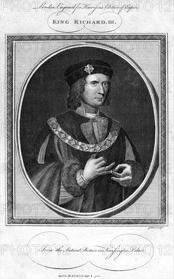 Richard III of England, (1786).Artist: John Goldar