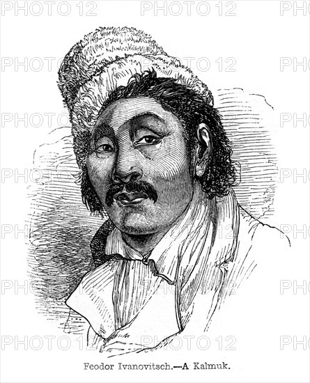 'Feodor Ivanovitsch - A Kalmuk', 1848. Artist: Unknown