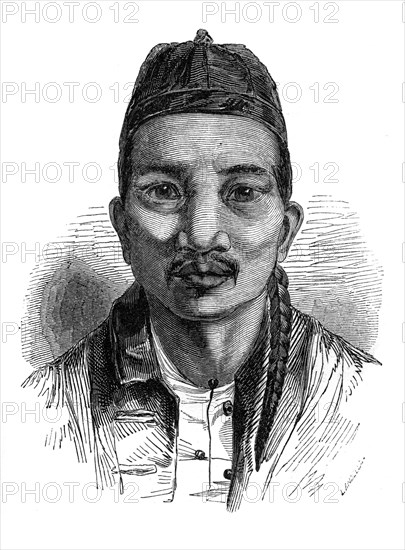 'Ko-tsching Dschang', 1848.Artist: Ebenezer Landells