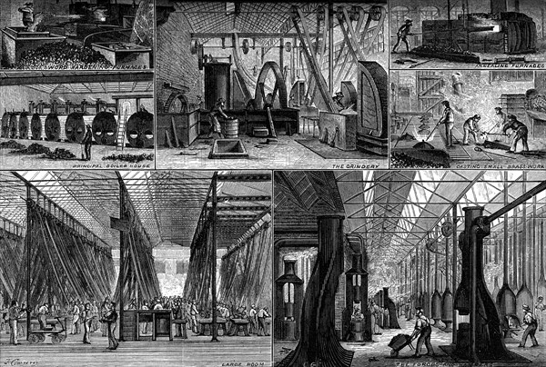 Views in the Royal Small Arms Factory, Enfield, c1880. Artist: Unknown