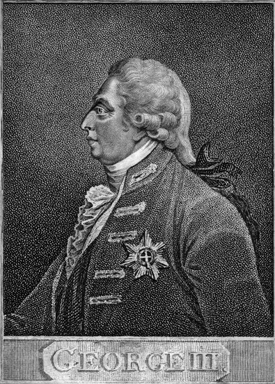 George III of the United Kingdom.Artist: J Chapman