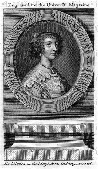 Queen Henrietta Maria, queen consort of Charles I. Artist: Unknown
