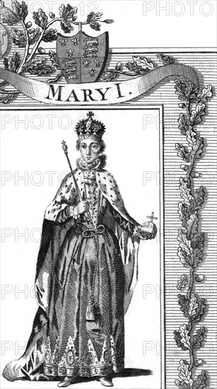 Queen Mary I of England. Artist: Unknown