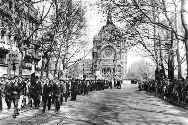 Commemorating Joan of Arc at the Church of St Augustin, Paris, 1931. Artist: Ernest Flammarion