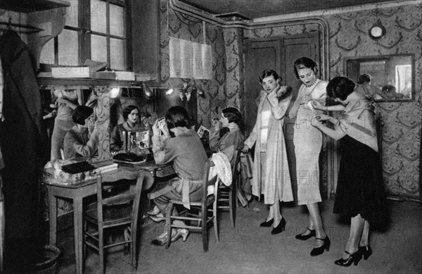 Models at a great dressmakers, Paris, 1931. Artist: Ernest Flammarion