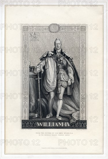 William IV of the United Kingdom, 19th century.Artist: A Krausse