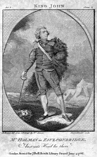 'Mr Holman in Faulconbridge', 1786.Artist: Thornthwaite