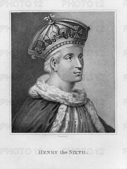 Henry VI of England, (1806).Artist: Bocquet