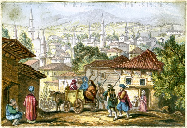 'Shumla. A city in the Northeastern part of Bulgaria', 19th century. Artist: Unknown
