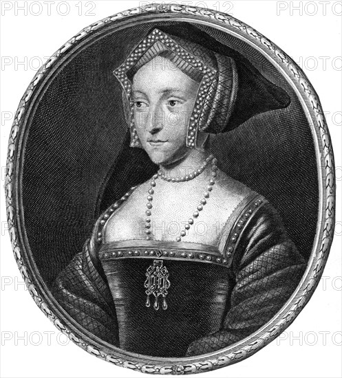 Jane Seymour, Queen Consort of England and third wife of Henry VIII. Artist: Unknown