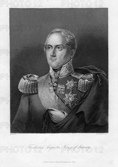 Frederick Augustus I, King of Saxony, 19th century.Artist: AH Payne