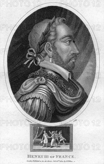 Henry III, King of France, (1804).Artist: J Chapman