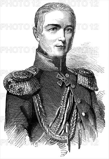 'Prince Woronzow, Russian General of the forces in Asia', 1853. Artist: Unknown