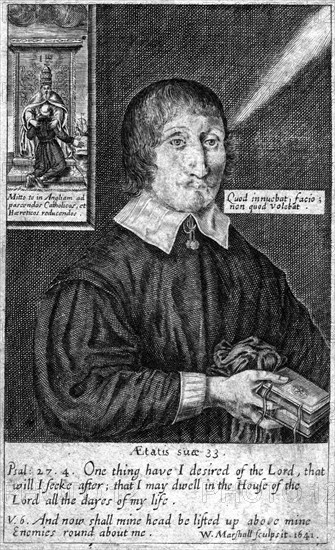 Richard Carpenter (c1604-c1670), priest and apostate, 1641.Artist: William Marshall