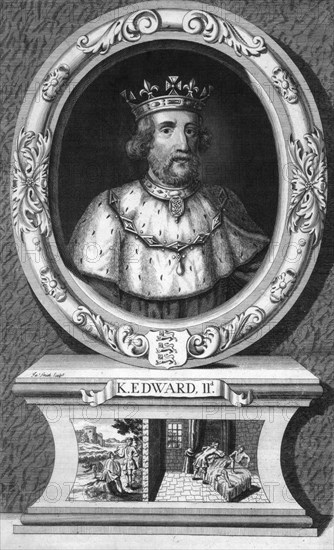 Edward II, King of England. Artist: Smith