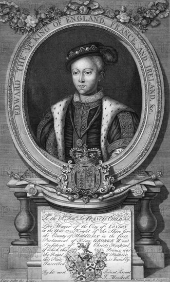 Edward VI, King of England.Artist: R Sheppard