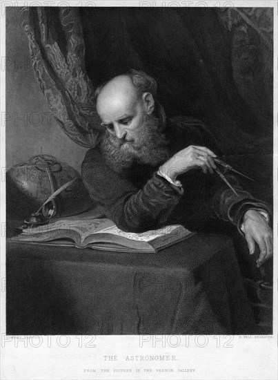 'The Astronomer', 19th century.Artist: R Bell