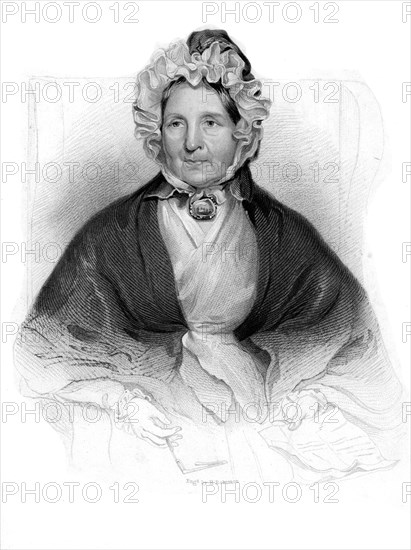 Mrs Dunlop of Dunlop, Patron of Robbie Burns. Artist: H Robinson