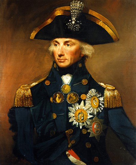 Rear Admiral Sir Horatio Nelson, 1798-1799.Artist: Lemuel Francis Abbott