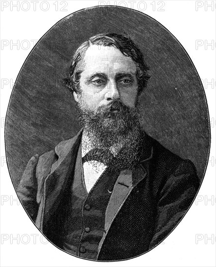 Lord Frederick Cavendish, 19th century British Liberal politician, (1900).Artist: London Stereoscopic & Photographic Co