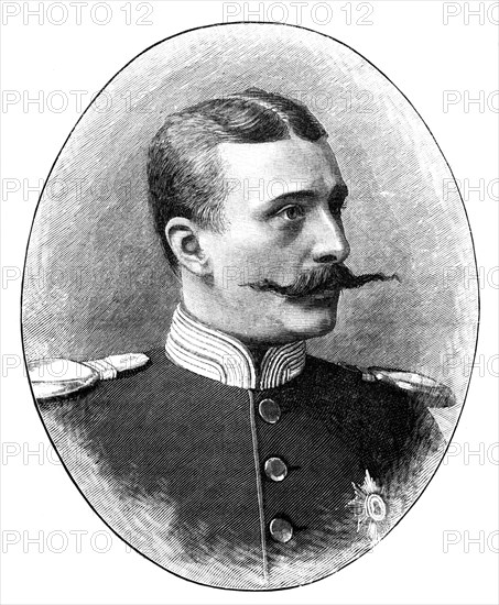 Prince Henry of Battenberg, (1900).Artist: Theodor Prumm